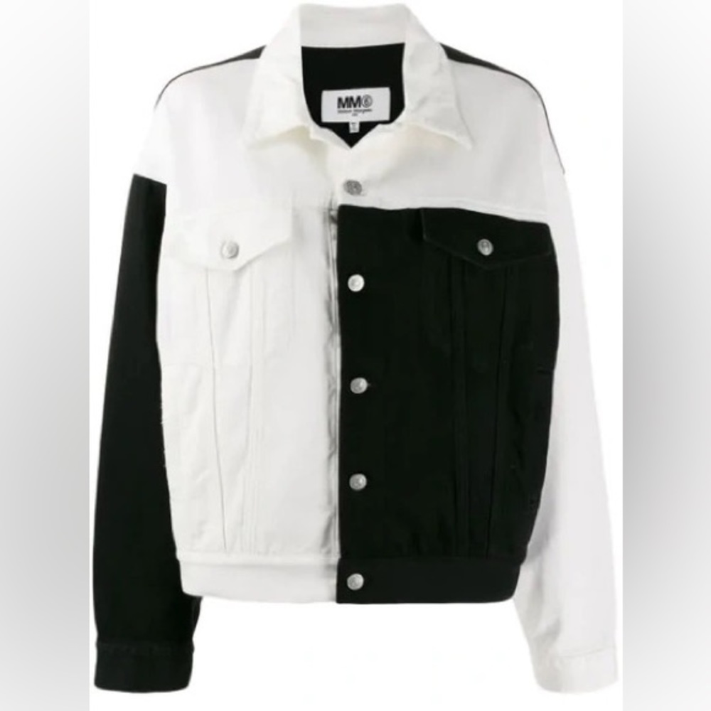Madison Margiela Monochrome Denim Jacket - MM6